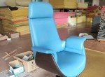 green leather office chairs blue leather office chair