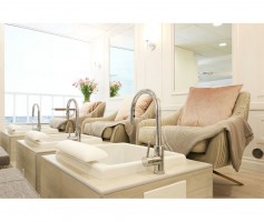 Beauty Salon Furniture European Nail SPA Foot Chair Pedicure Sofa With Bowl