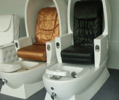 Attractive White Massage Nail Foot Sofa Station Salon Pedicure Spa Chair Unit