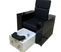 Luxury nail pedicure sofa black color foot spa massage pedicure chair for sale
