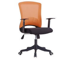 Black nylon work swivel chair