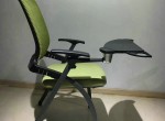 study chair with attached table