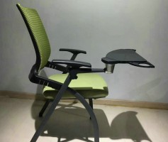 study chair with attached table