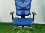 blue mesh office chair best ergonomic desk chair adjustabled swivel chairs