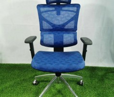 blue mesh office chair best ergonomic desk chair adjustabled swivel chairs