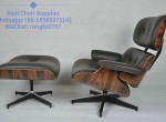 Eames Lounge Chair leather lounge chair and ottoman