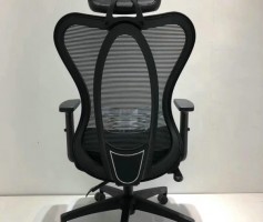 black mesh office chair adjustable desk chairs with headrest