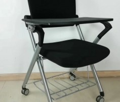 Stackable conference chair study classroom chairs with foldable tablet