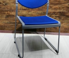 Modern contemporary fixed stacking visitor meeting client reception conference room chairs