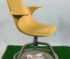 Node chair steelcase yellow mobile chair with storage base