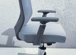 luxury all grey mesh office chair headrest