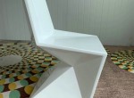 Vertex chair modern kitchen dining chair panton chair white