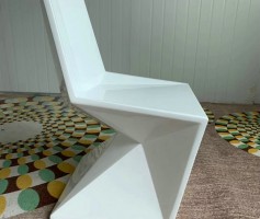 Vertex chair modern kitchen dining chair panton chair white