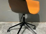Ginger chair swivel lounge adjustable armchairs with wheels