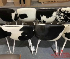 Frost chair beetle chair modern dining room chairs in milk cow fabric