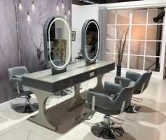 salon furniture makeup mirror hairdressing salon station with mirror