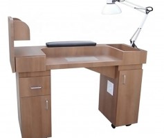 Custom Nail Light Bar Tables Manicure Beauty Salon Station Reception Desk