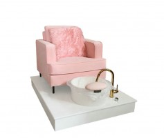 Lounge Pedicure Bowl Chairs Foot Spa Station Salon Nail Massage Sofa Manicure Bench