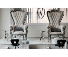 Modern Beauty Nail Throne Sofa Whirlpool Foot Spa Massage Manicure Pedicure Chair