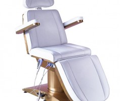 Salon chair cosmetic tattoo electric gold beauty facial massage bed