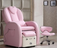 Manicure Station Color Optional Electric Luxury Pink Foot Spa Sofa Pedicure Chairs