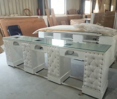 Nail salon workstation furniture reception desk manicure bar tables