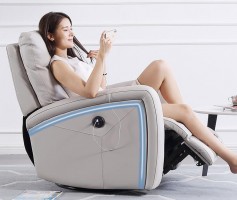 Modern pink beauty nail furniture electric portable Lazy sofa store manicure pedicure chairs